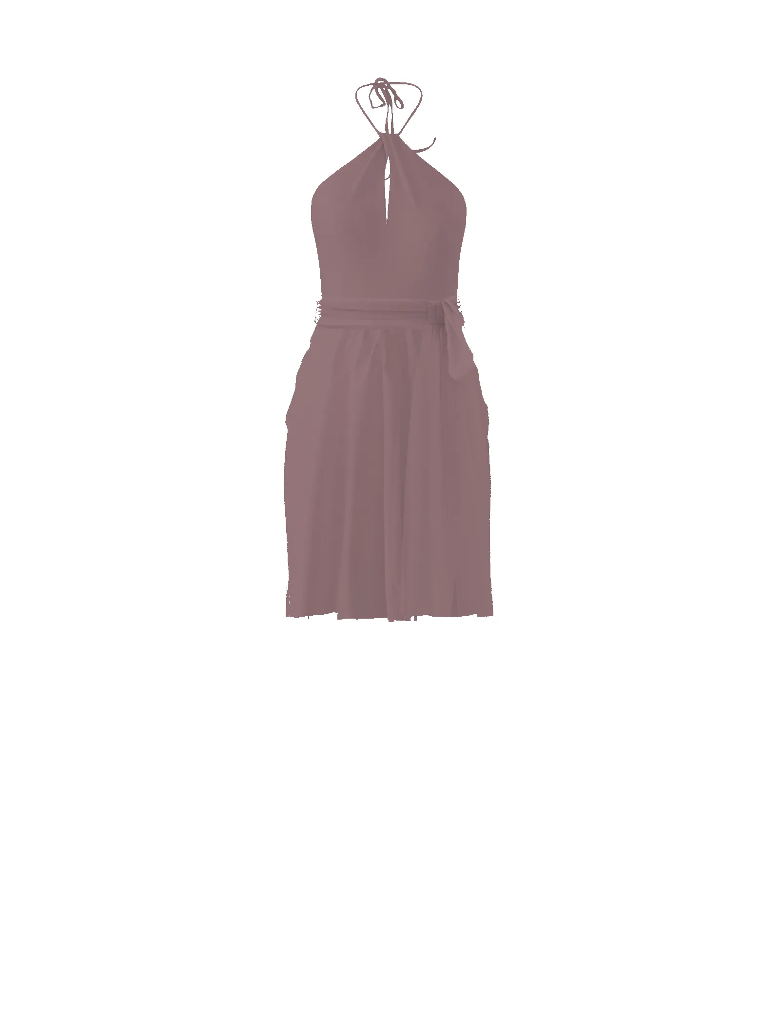 Bodice(Colby), Skirt(Carla),Belt(Sash), mauve sold by Amsale