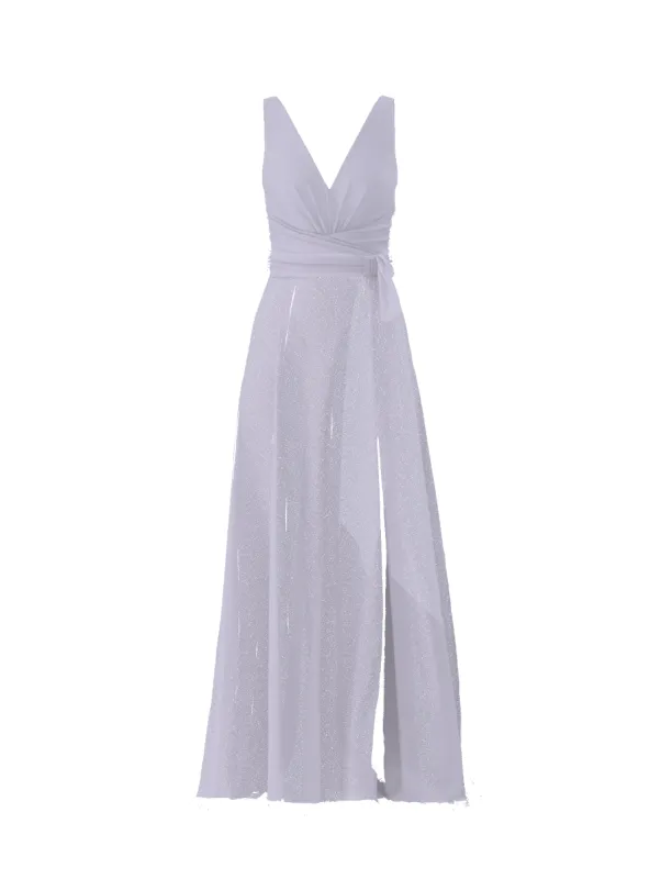 Bodice(Justine), Skirt(Arabella),Belt(Sash), lilac sold by Amsale