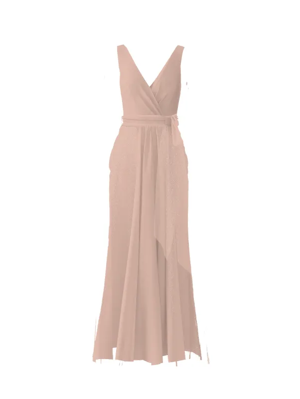 Bodice(Ava), Skirt(Justine),Belt(Sash), blush sold by Amsale