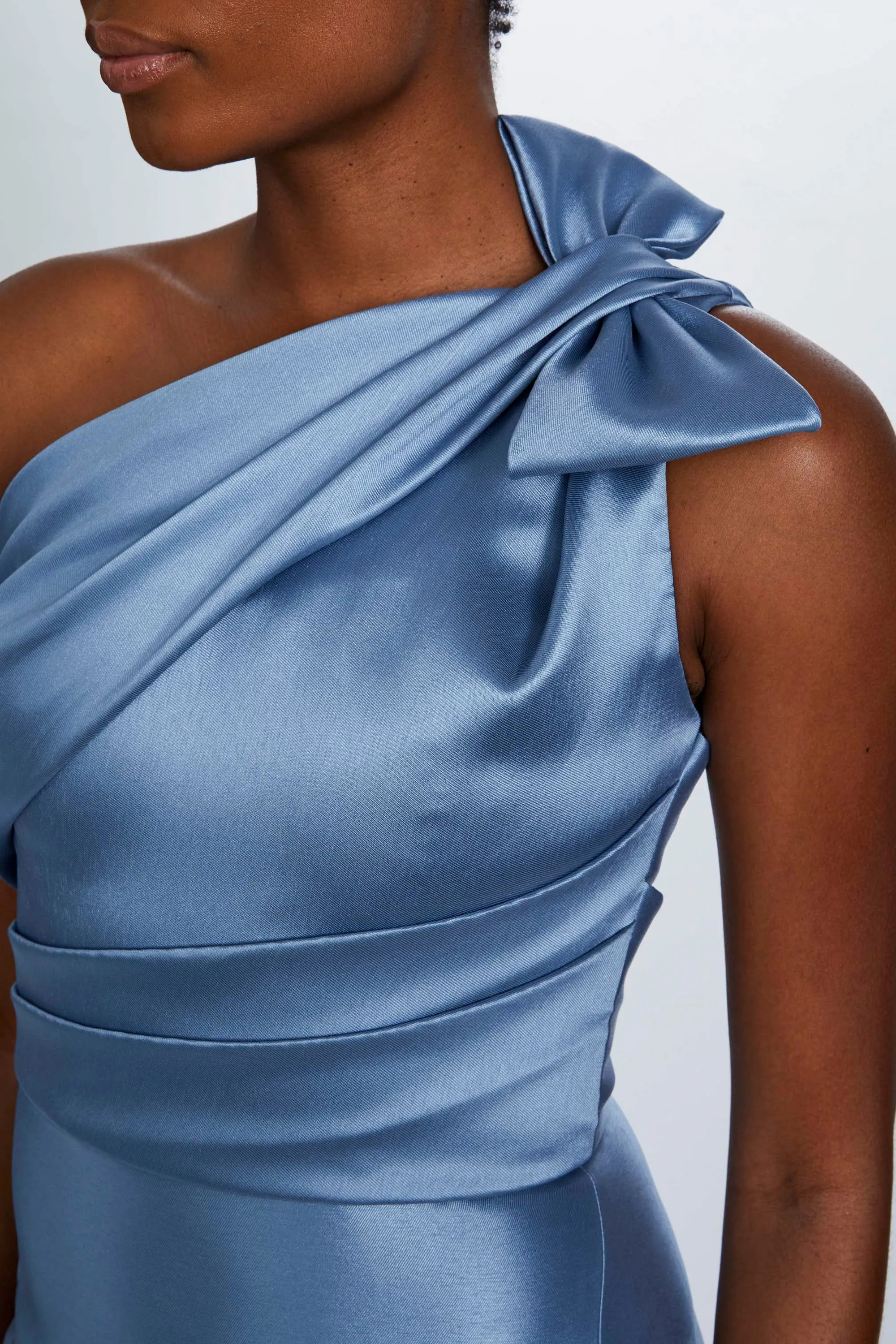 Mikado Draped Bodice Gown sold by Amsale product image thumbnail 2