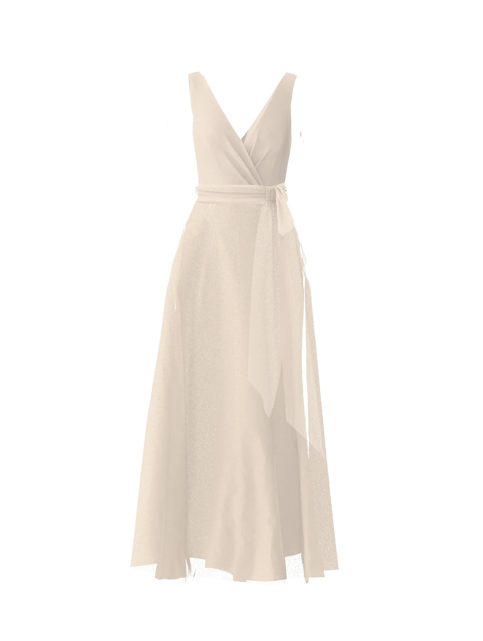 Bodice(Ava), Skirt(Cerisa),Belt(Sash), cream sold by Amsale