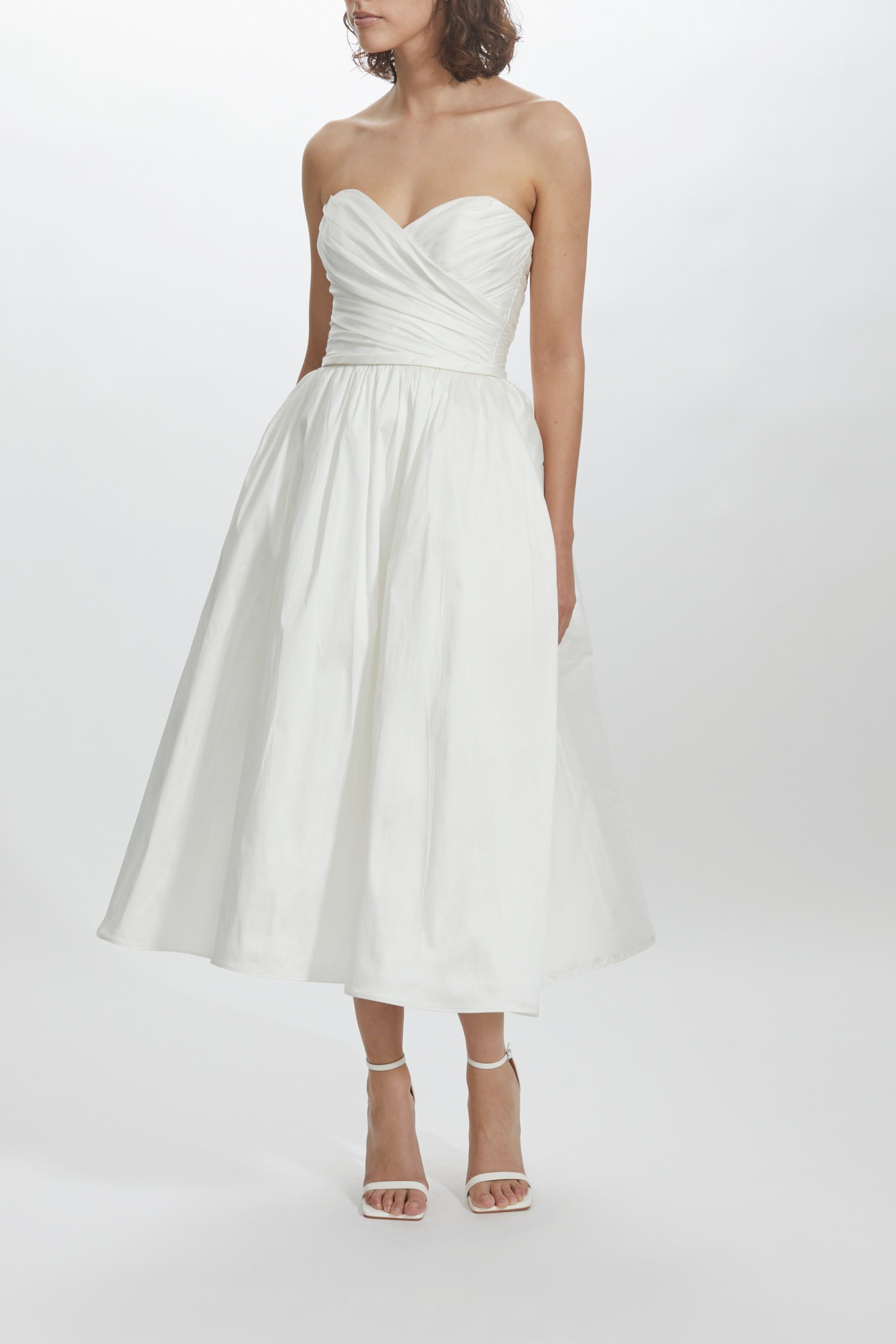 LW211 - Taffeta Strapless Dress sold by Amsale product image thumbnail 2