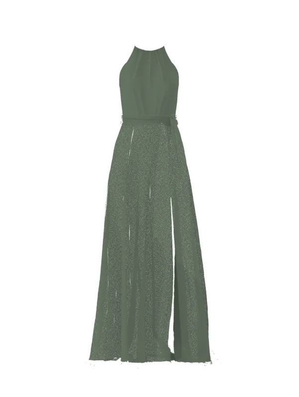 Bodice(Kyra), Skirt(Arabella),Belt(Sash), olive sold by Amsale