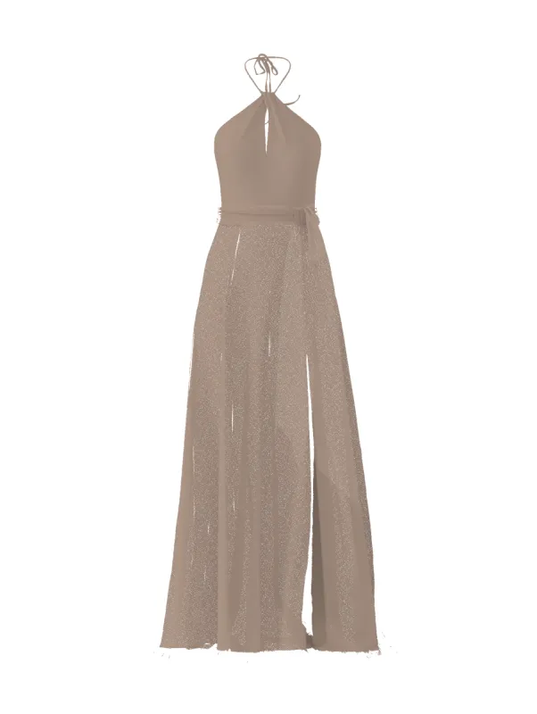 Bodice(Colby), Skirt(Arabella),Belt(Sash), latte sold by Amsale