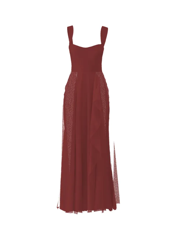 Bodice(Alexis), Skirt(Jaycie), cayenne sold by Amsale