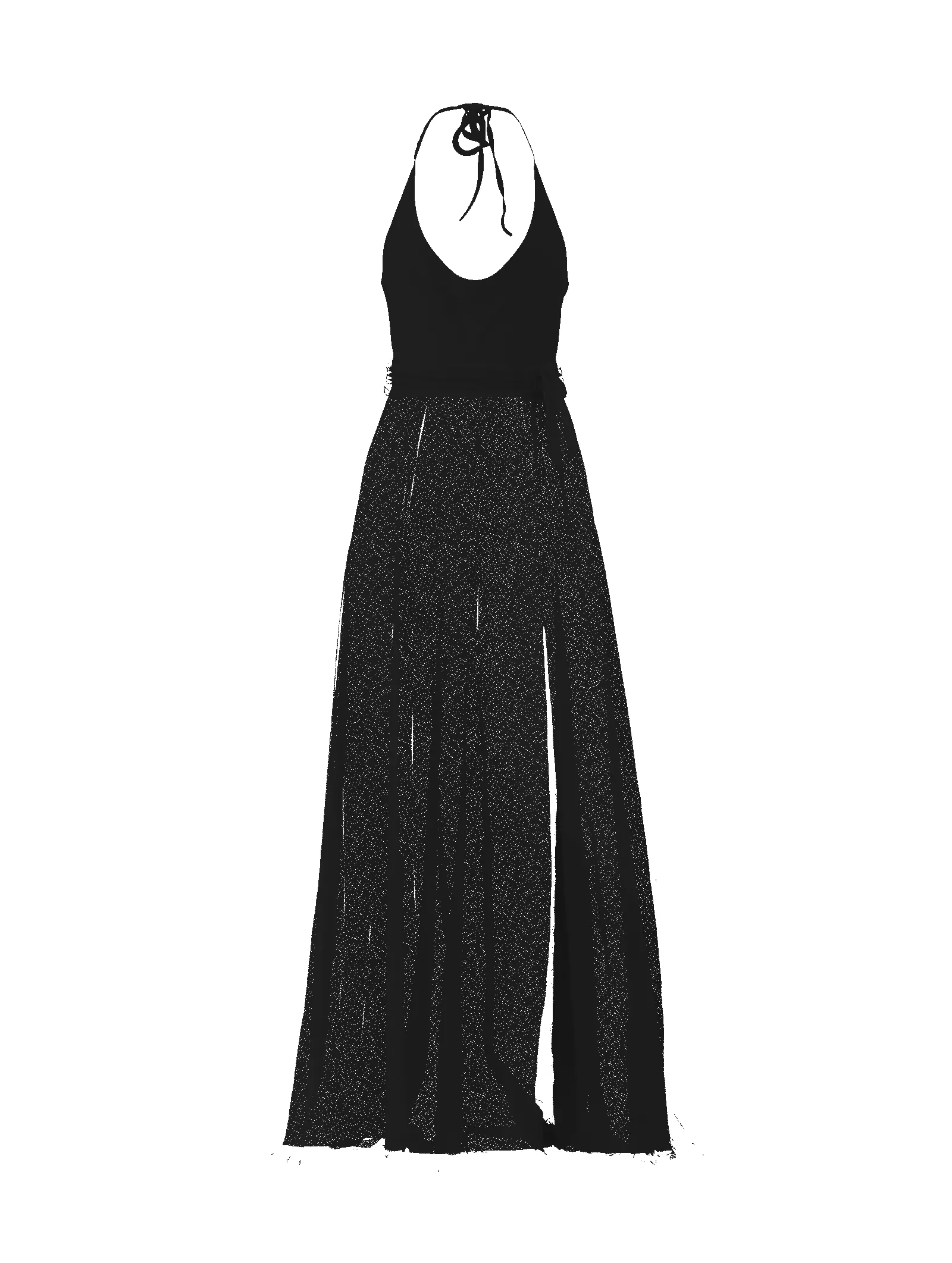 Bodice(Daryn), Skirt(Arabella),Belt(Sash), black sold by Amsale