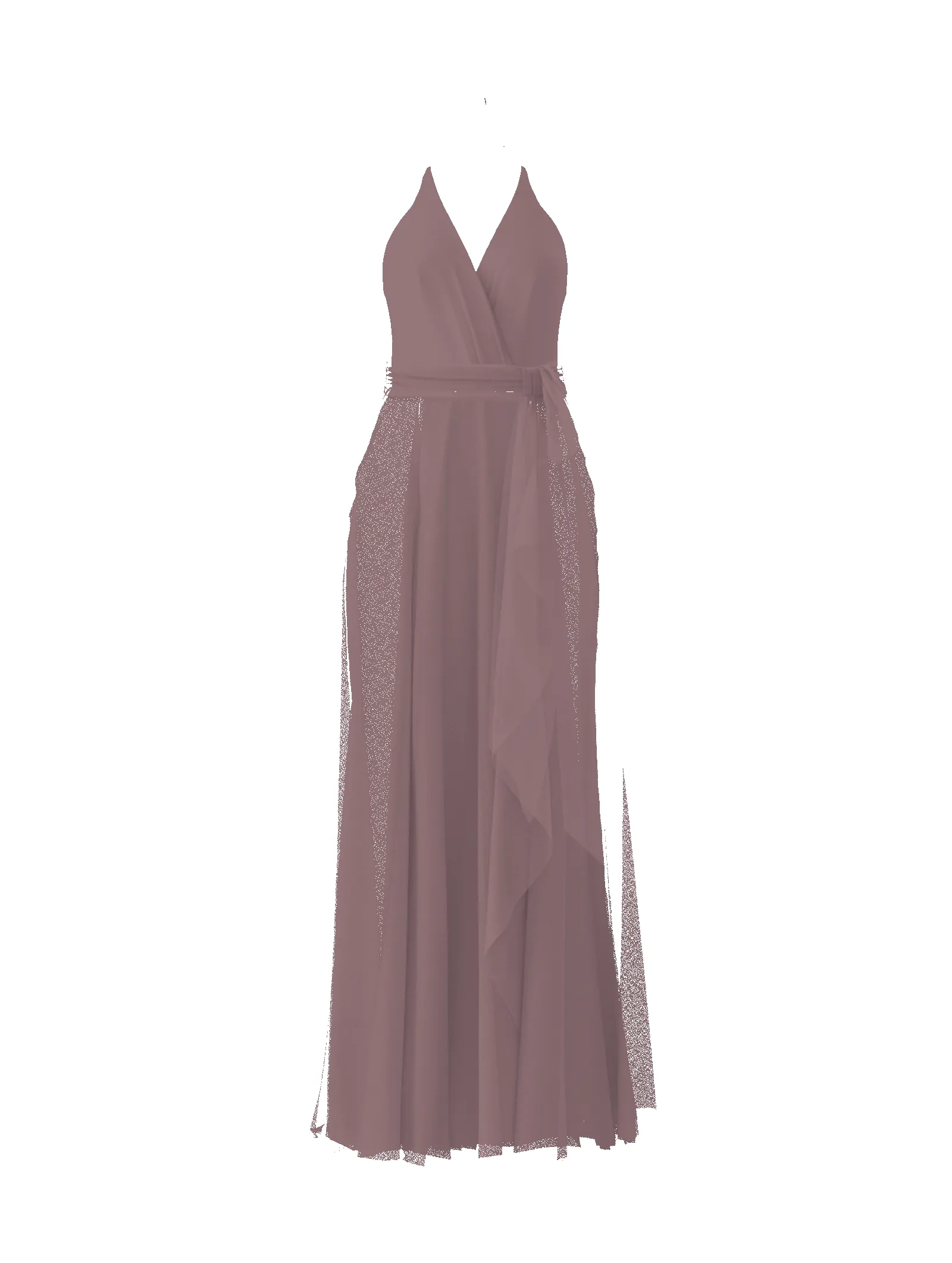 Bodice(Carmelle), Skirt(Jaycie),Belt(Sash), mauve sold by Amsale