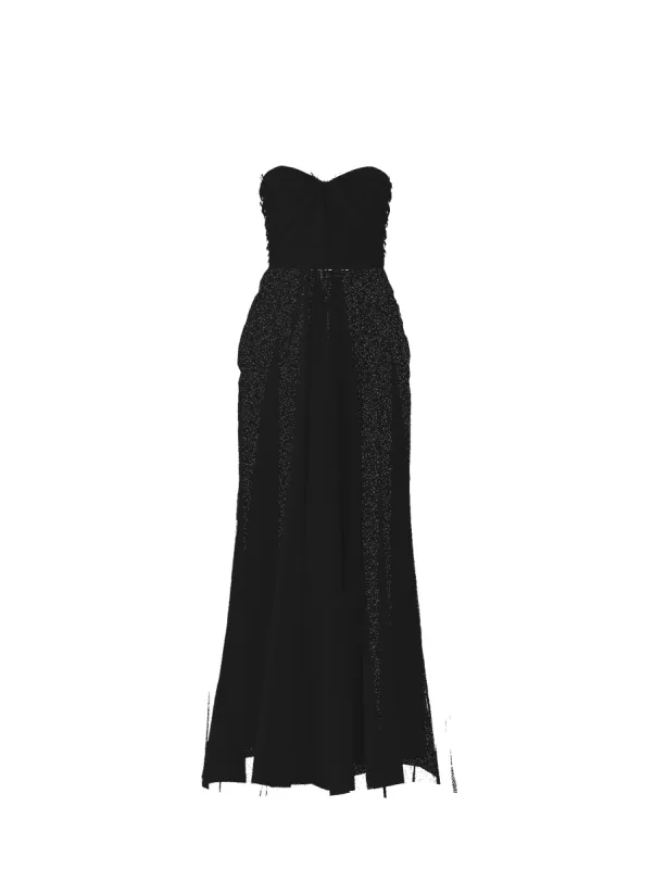Bodice(Cerisa), Skirt(Justine), black sold by Amsale