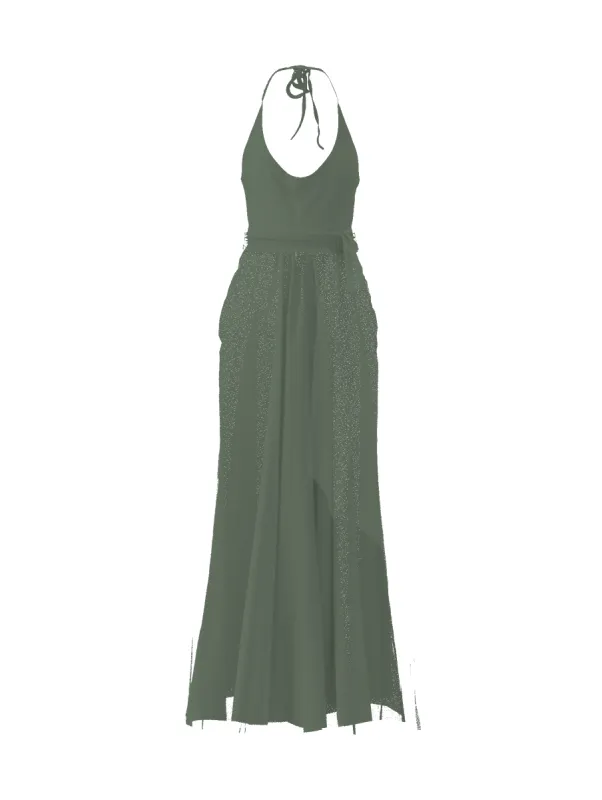 Bodice(Daryn), Skirt(Justine),Belt(Sash), olive sold by Amsale