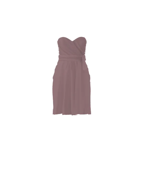 Bodice(Jaycie), Skirt(Carla),Belt(Sash), mauve sold by Amsale
