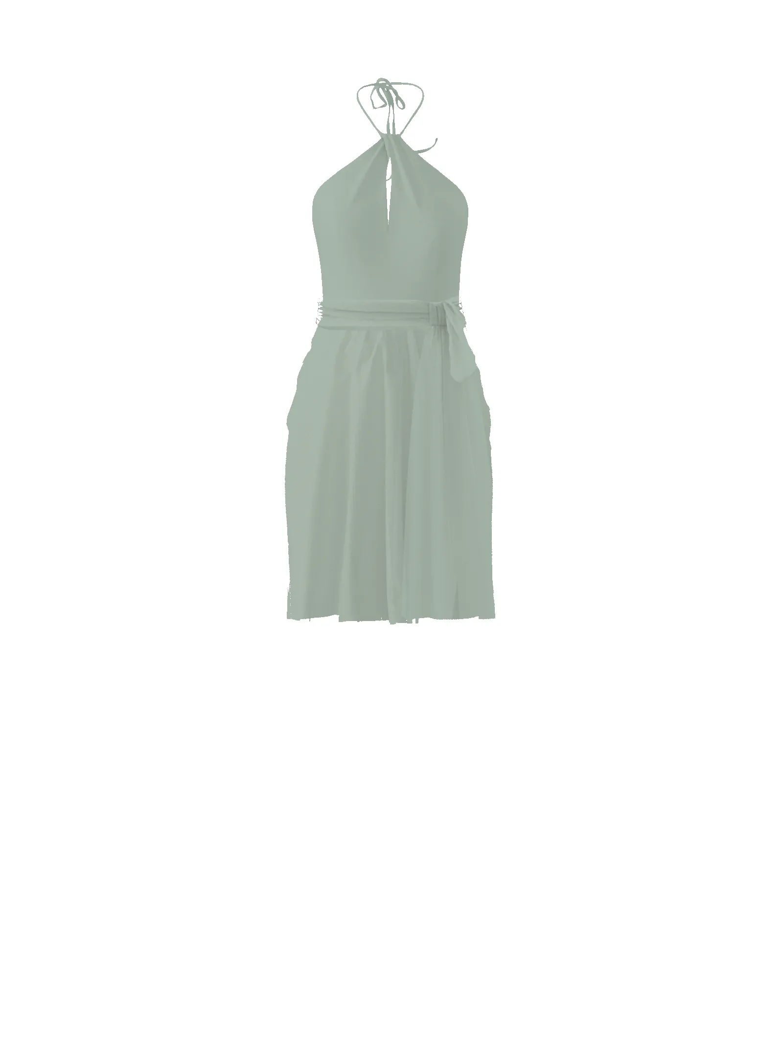 Bodice(Colby), Skirt(Carla),Belt(Sash), sage sold by Amsale