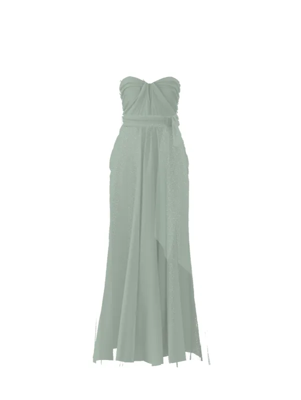 Bodice(Cerisa), Skirt(Justine),Belt(Sash), sage sold by Amsale