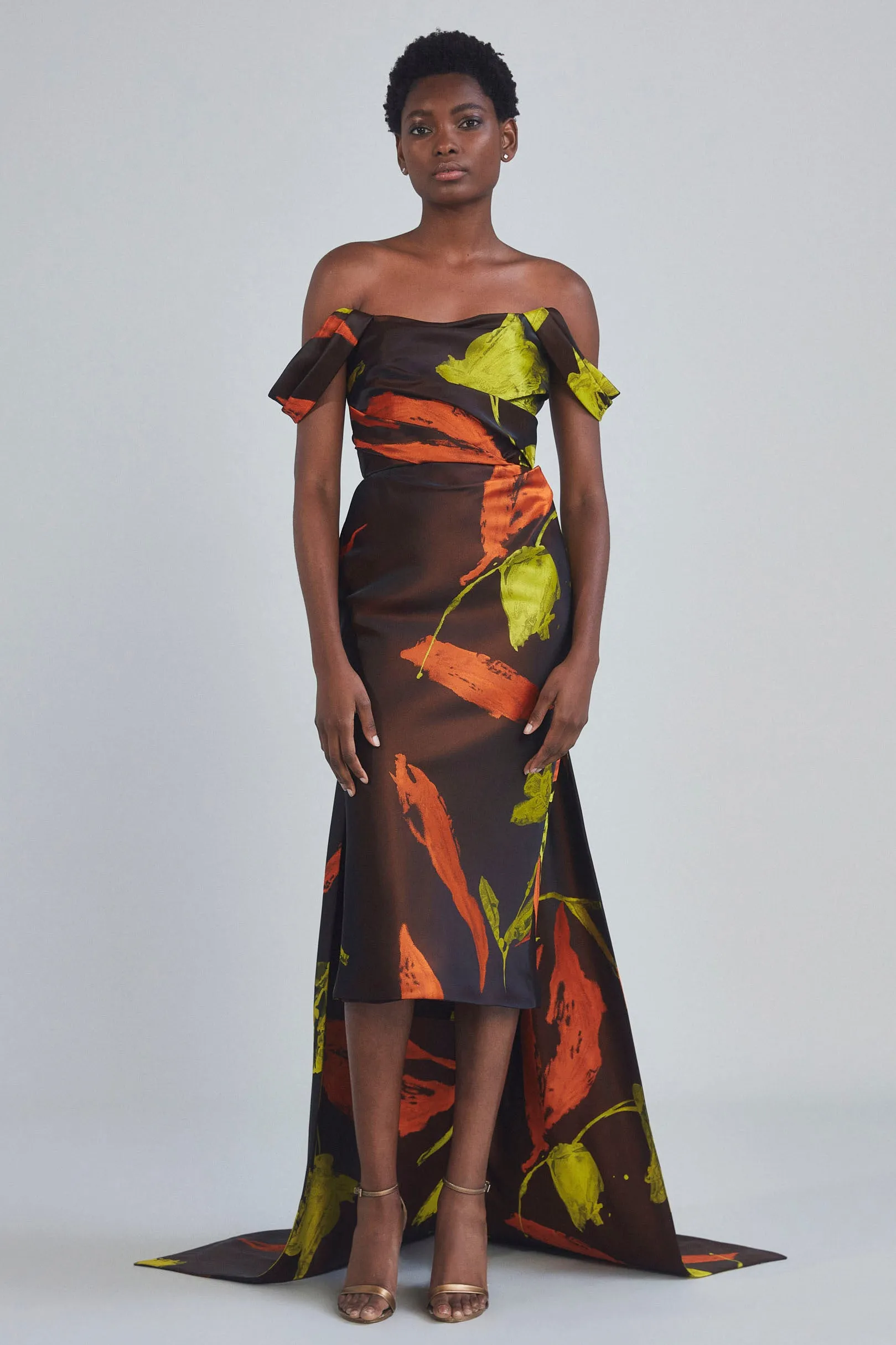 P408J - Tulip Jacquard Gown sold by Amsale product image thumbnail 2