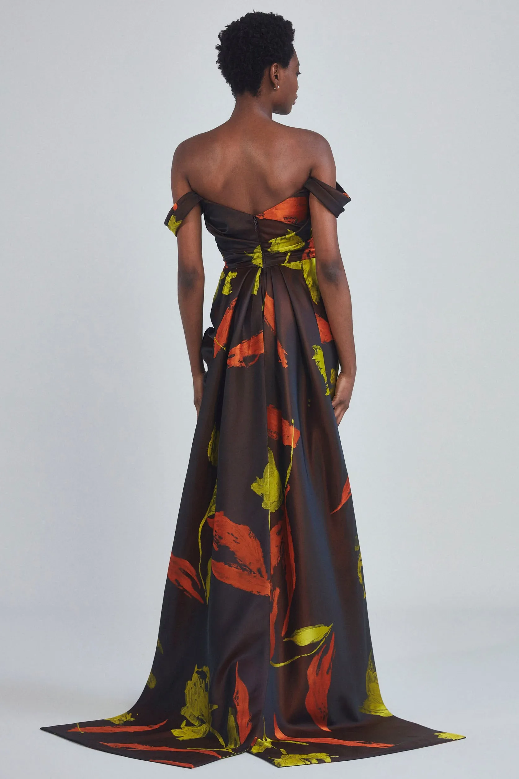 P408J - Tulip Jacquard Gown sold by Amsale product image thumbnail 4