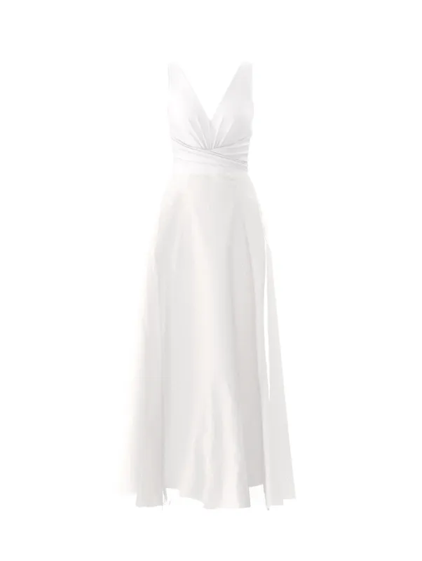 Bodice(Justine), Skirt(Cerisa), white sold by Amsale