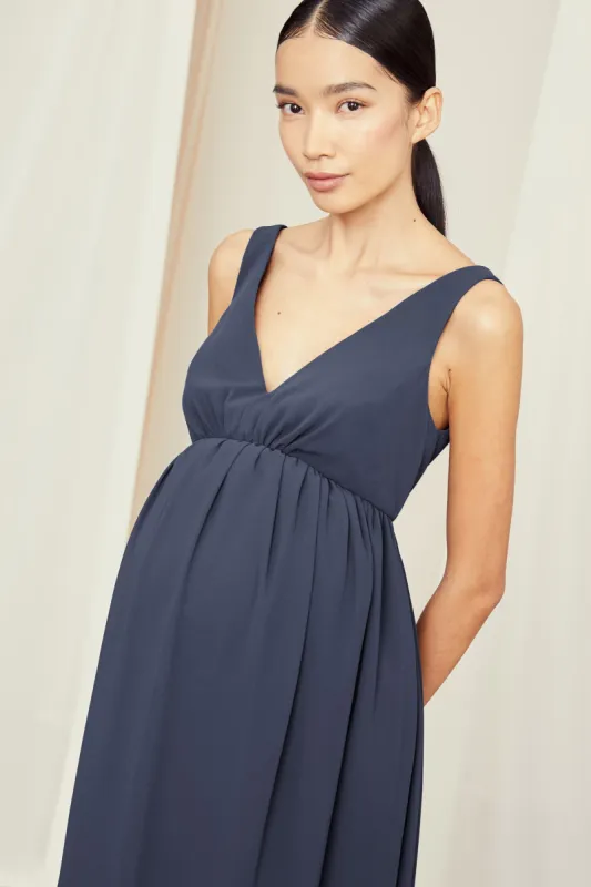 Fletcher - Maternity Dress - Platinum sold by Amsale