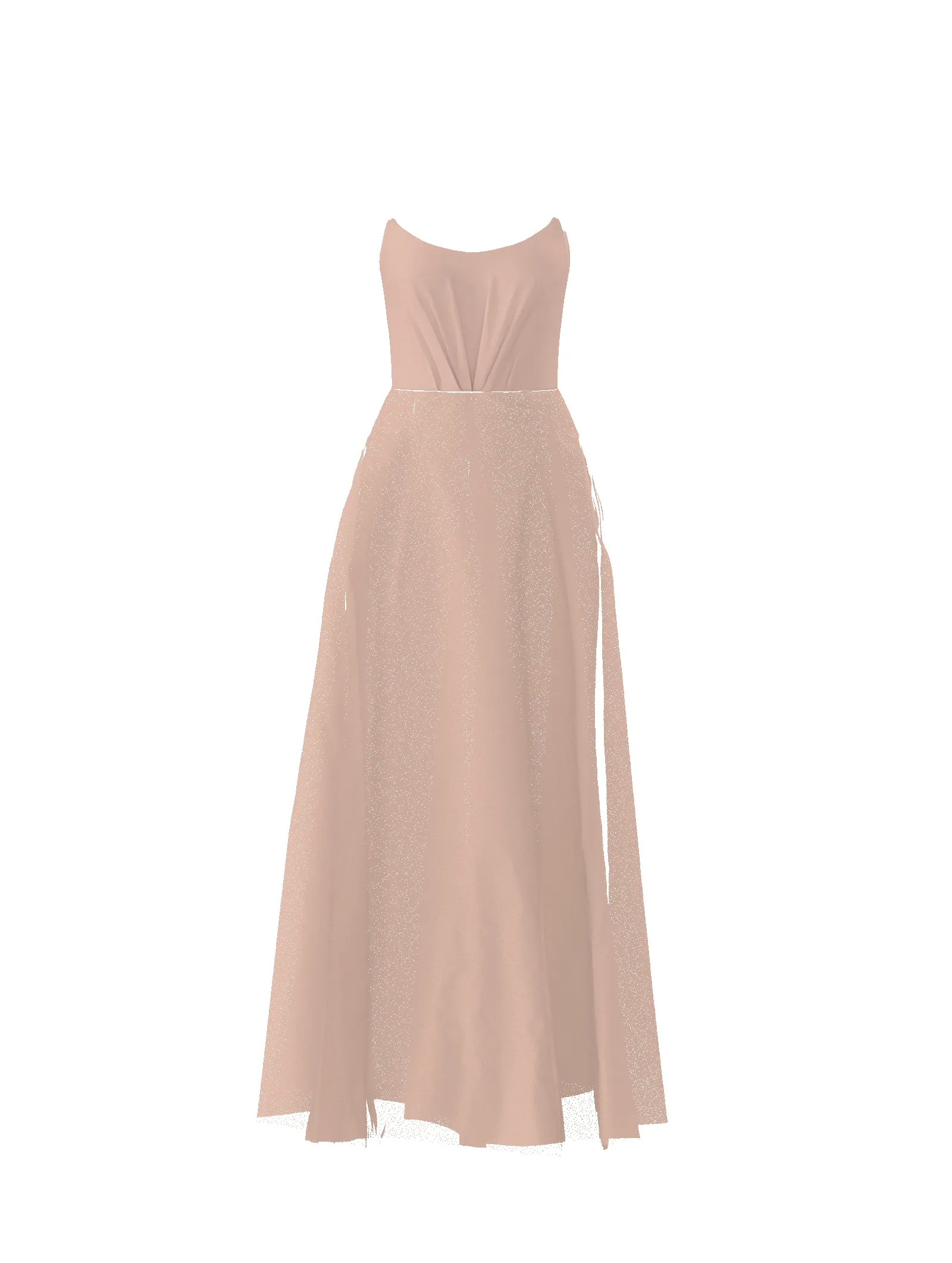 Bodice(Campbell), Skirt(Cerisa), blush sold by Amsale