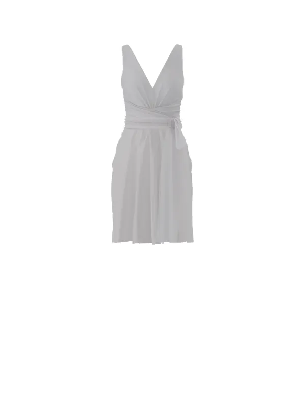Bodice(Justine), Skirt(Carla),Belt(Sash), platinum sold by Amsale