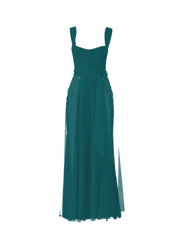 Bodice(Alexis), Skirt(Jaycie),Belt(Sash), lagoon sold by Amsale