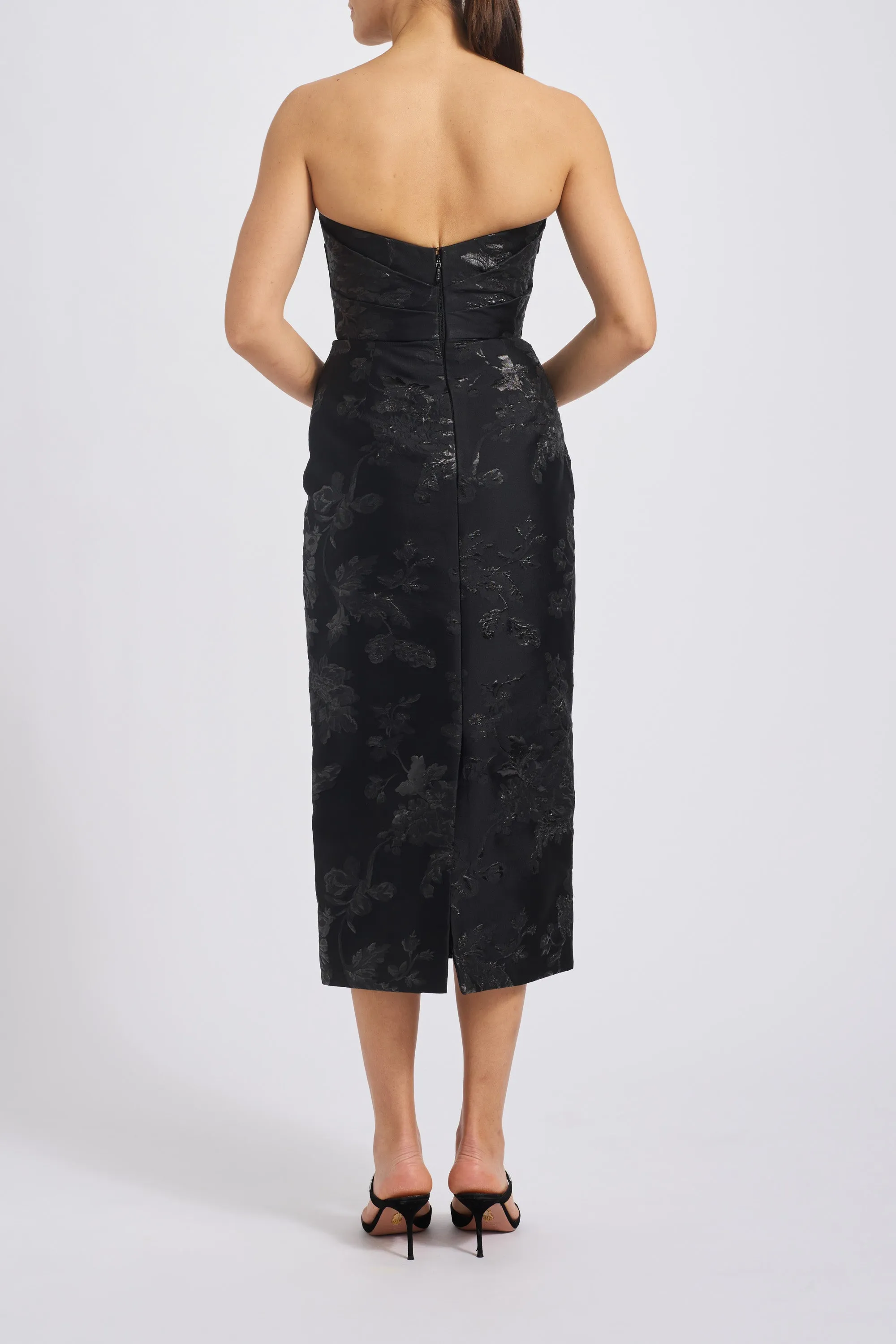 Jacquard Cocktail Dress sold by Amsale product image thumbnail 4