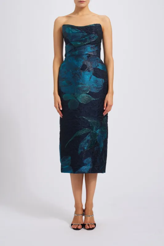 P737 - Teal-Navy sold by Amsale