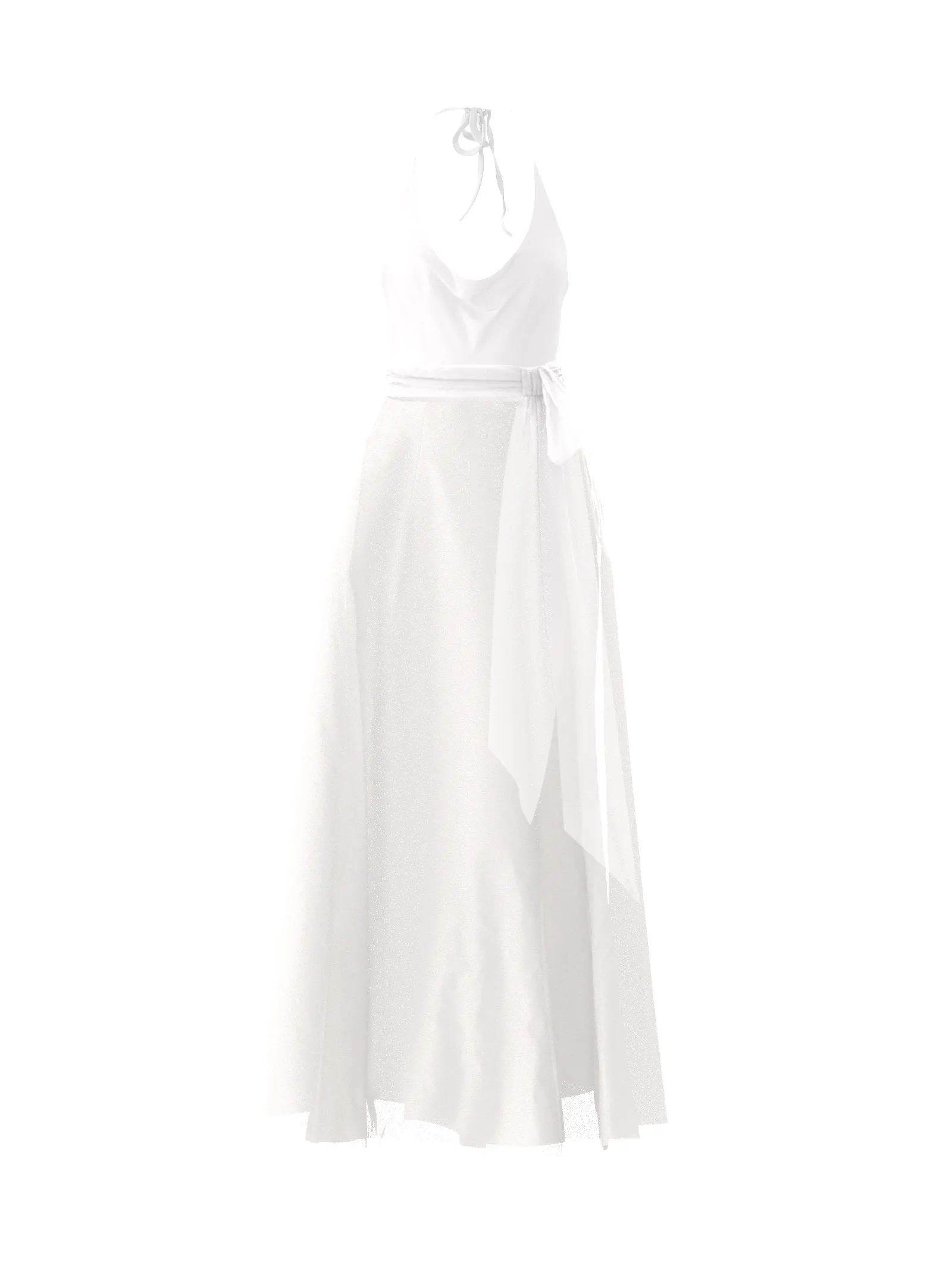 Bodice(Daryn), Skirt(Cerisa),Belt(Sash), white sold by Amsale