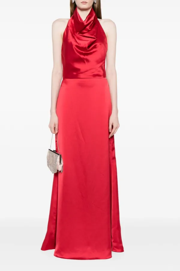 Cowl Neck Halter Gown sold by Amsale