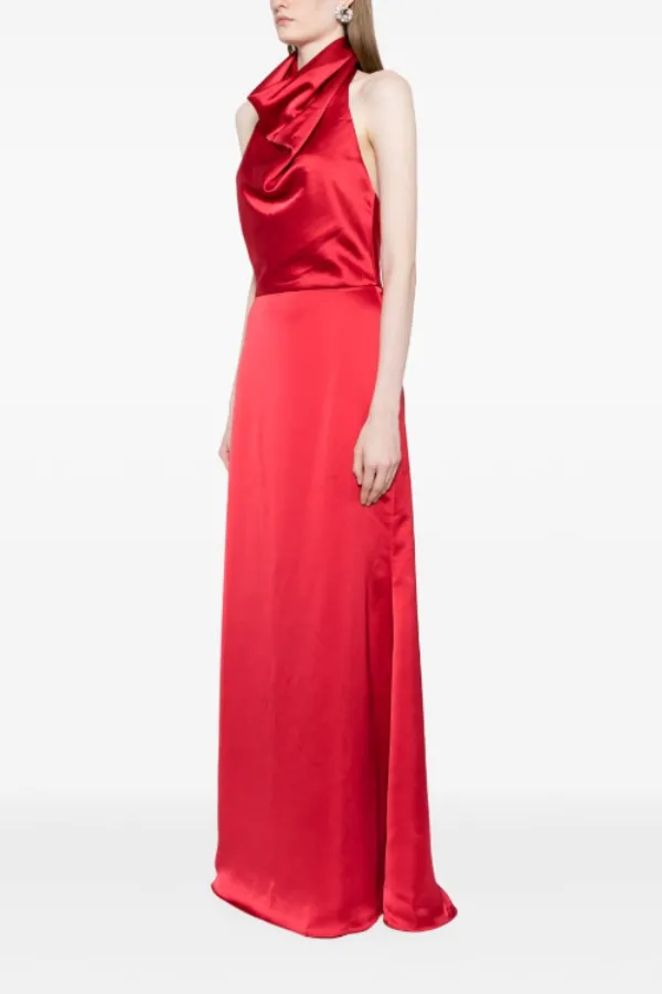 Cowl Neck Halter Gown sold by Amsale product image thumbnail 2