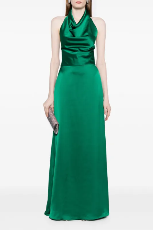 Cowl Neck Halter Gown sold by Amsale