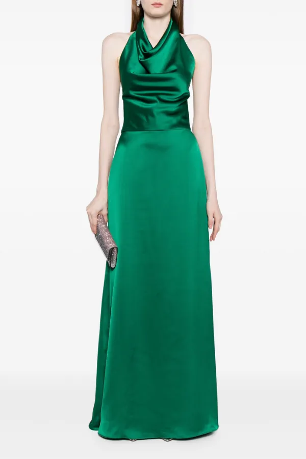 Cowl Neck Halter Gown sold by Amsale