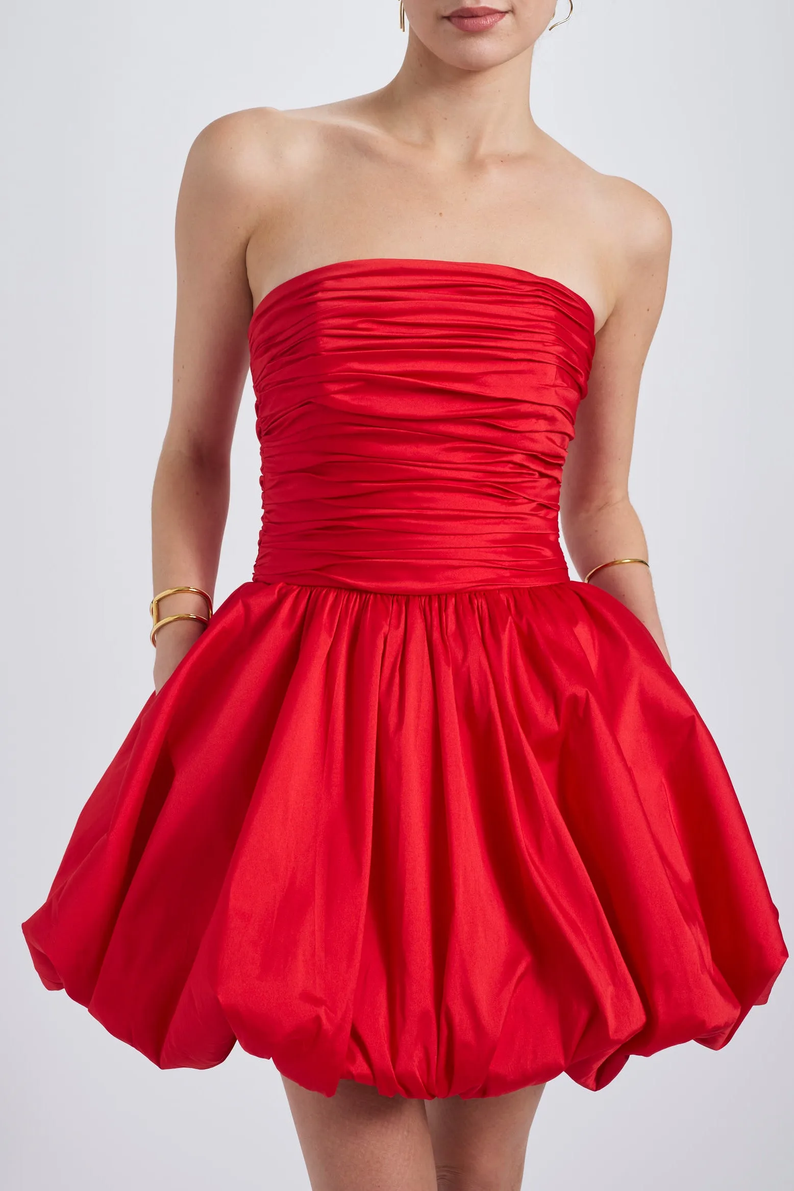 Taffeta Mini Dress sold by Amsale product image thumbnail 3