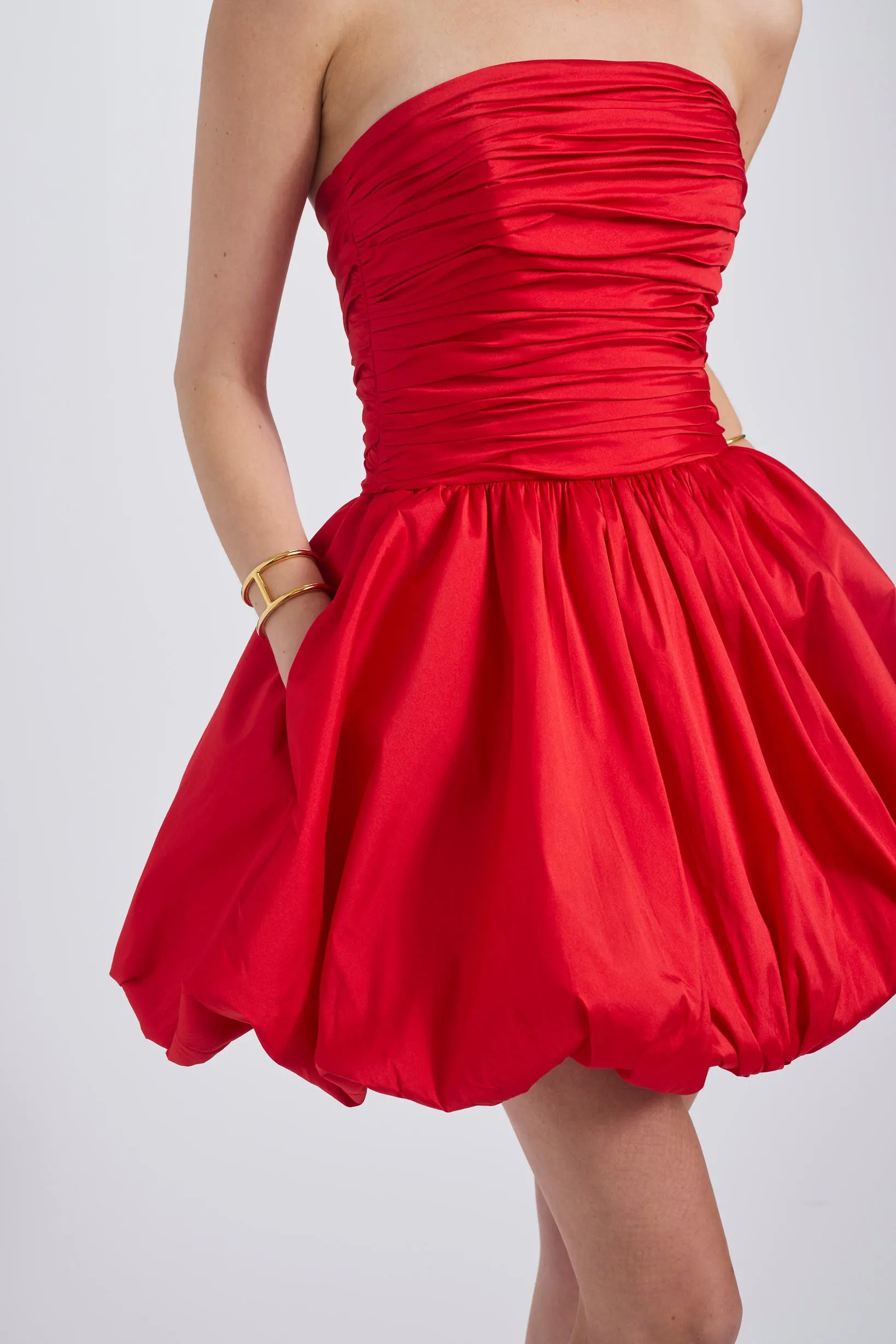 Taffeta Mini Dress sold by Amsale product image thumbnail 2