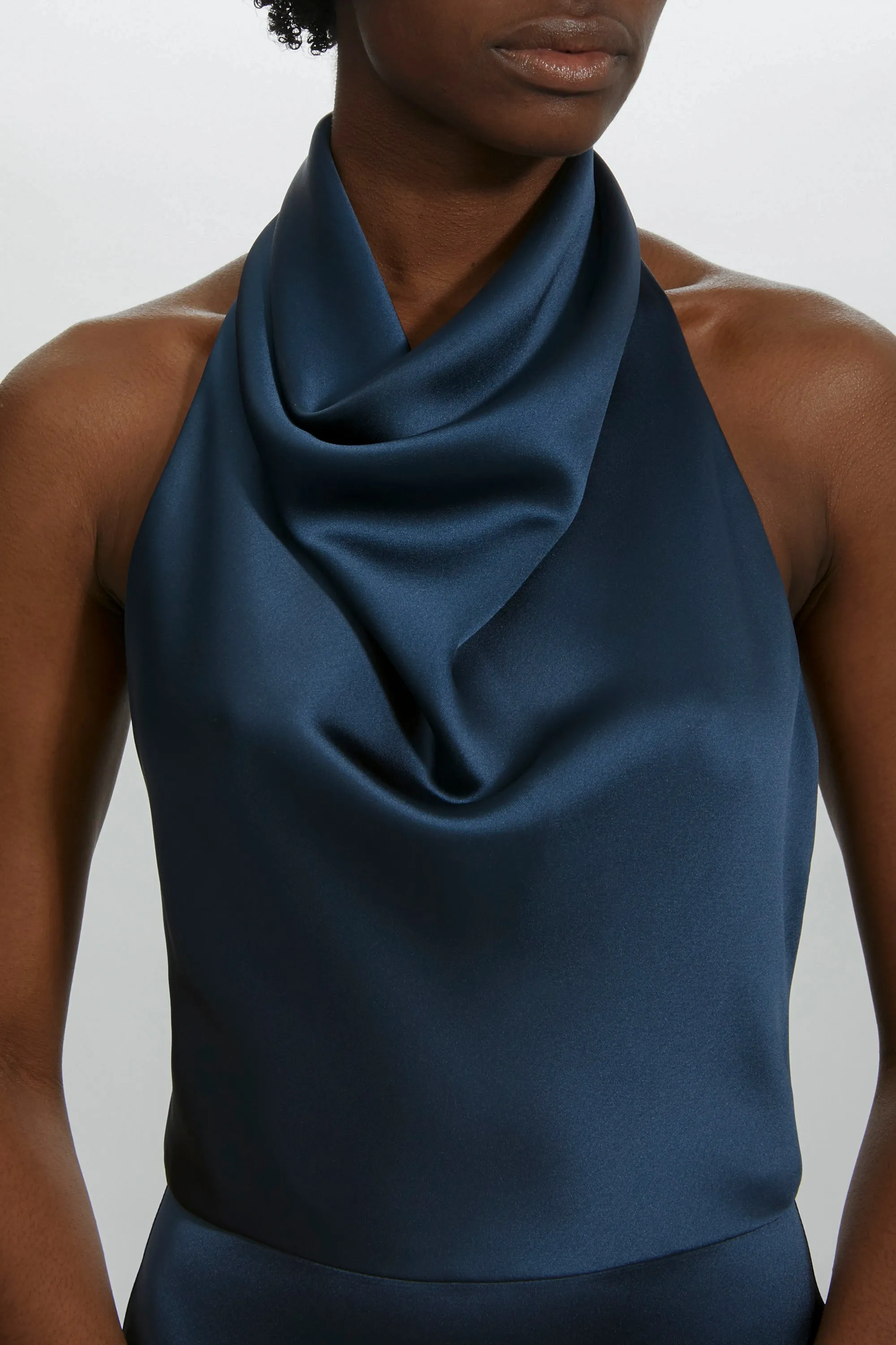 Cowl Neck Halter Gown sold by Amsale product image thumbnail 2