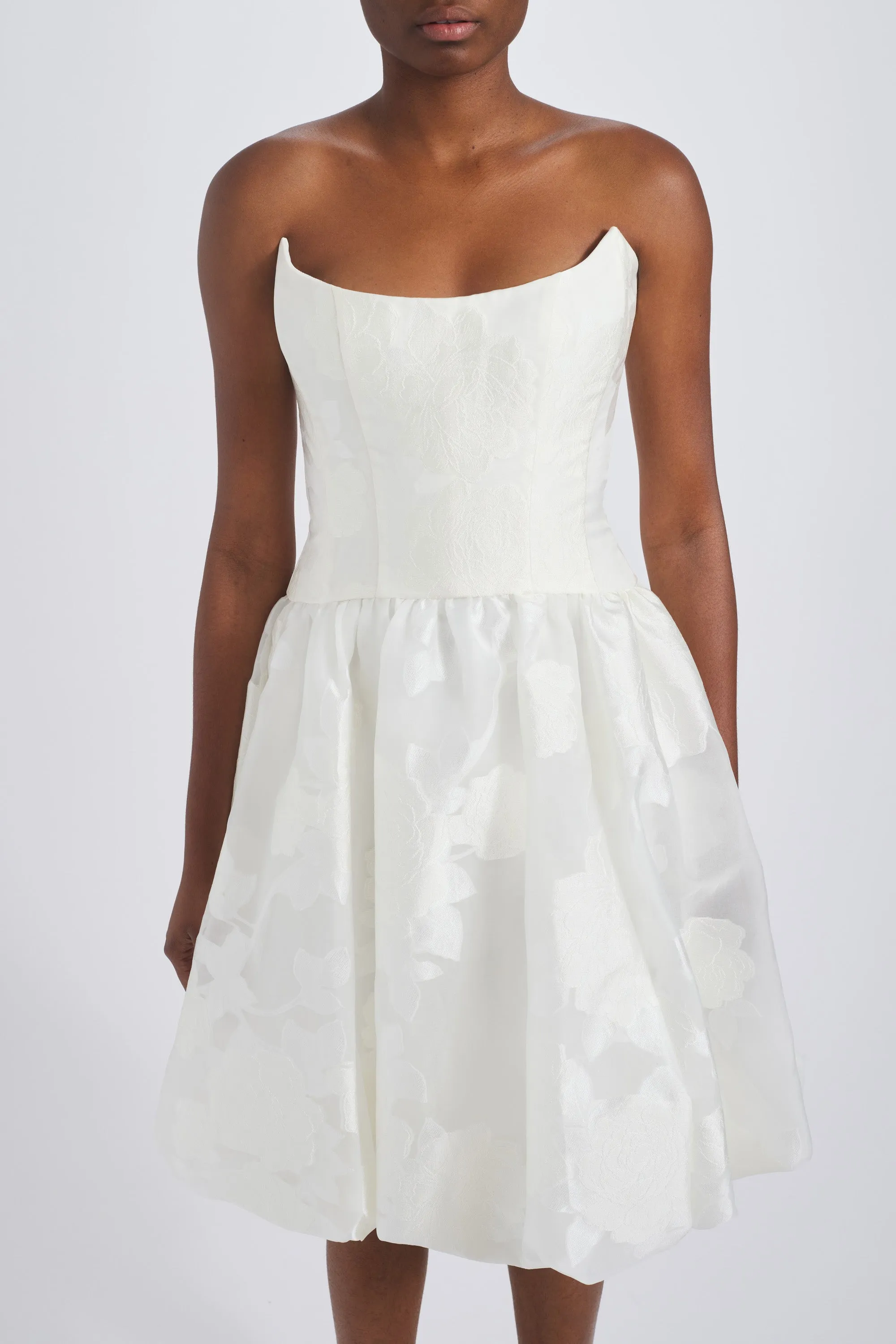 Bubble Hem Dress sold by Amsale product image thumbnail 4