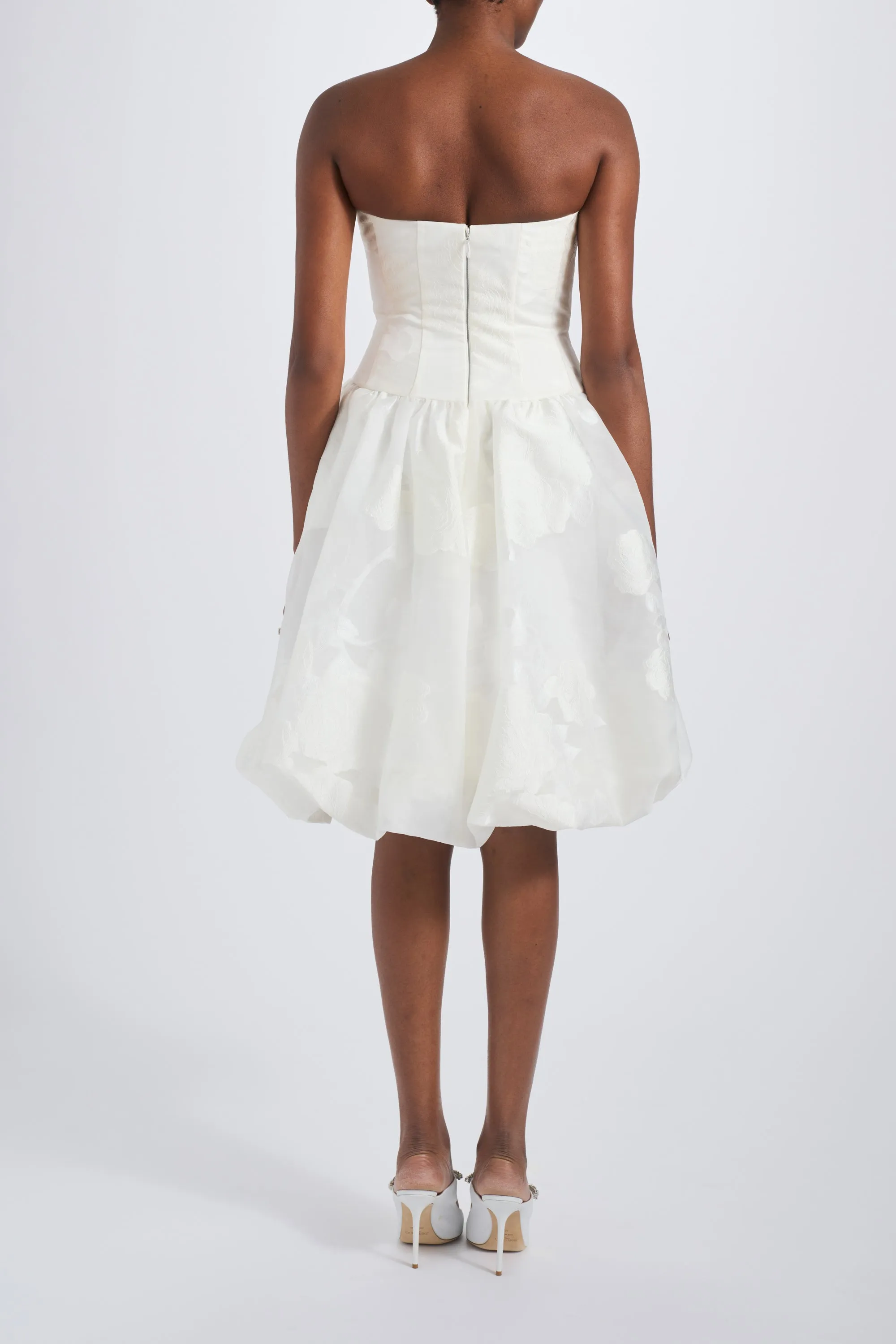 Bubble Hem Dress sold by Amsale product image thumbnail 5