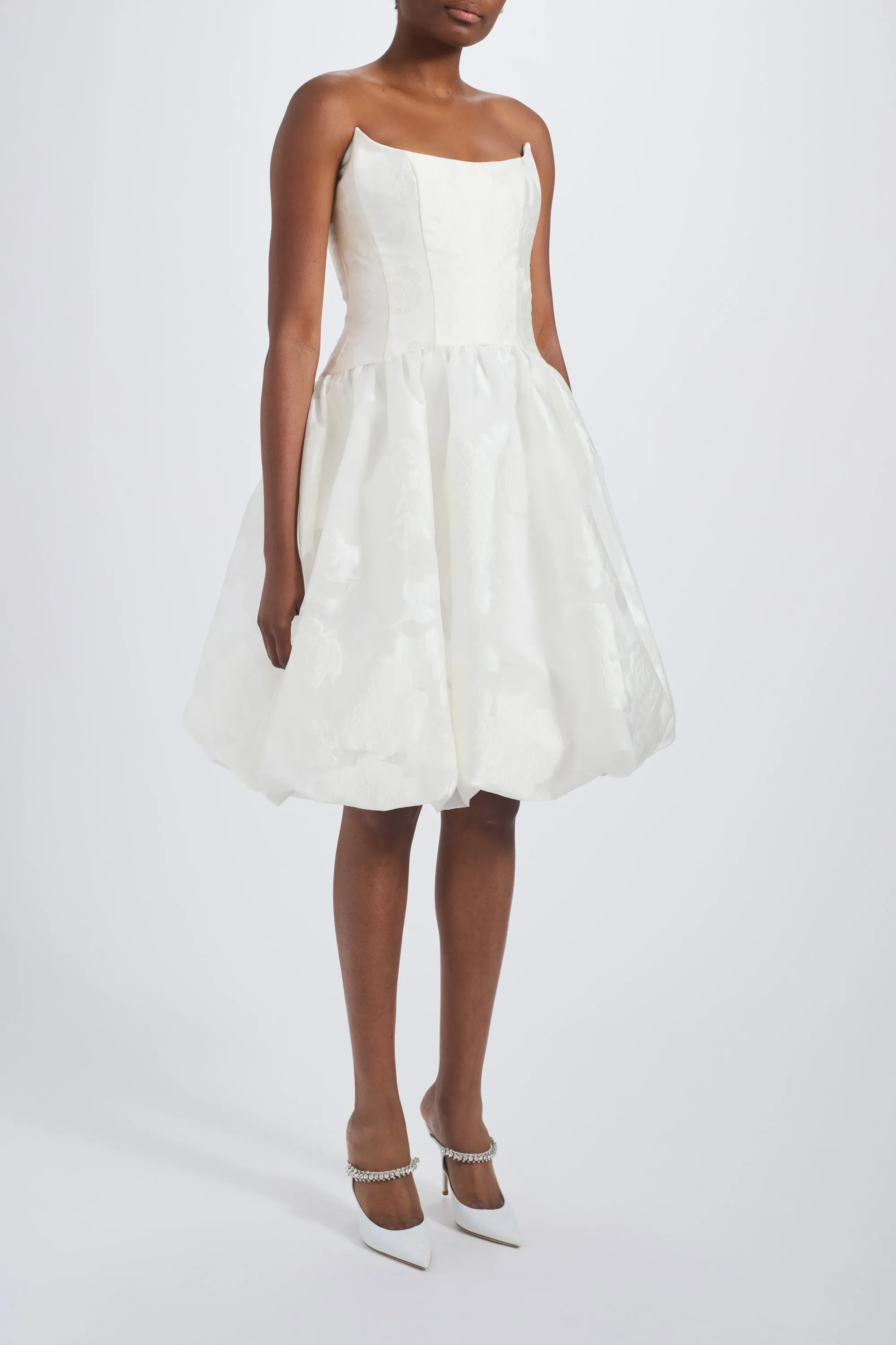 Bubble Hem Dress sold by Amsale product image thumbnail 3