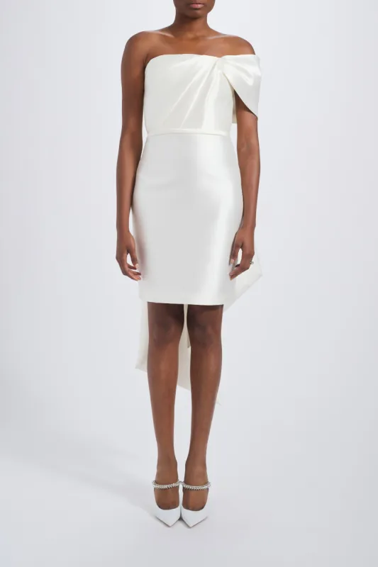 Off-the-Shoulder Bow Dress sold by Amsale