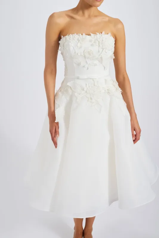 Gazar Embroidered Flower Dress sold by Amsale