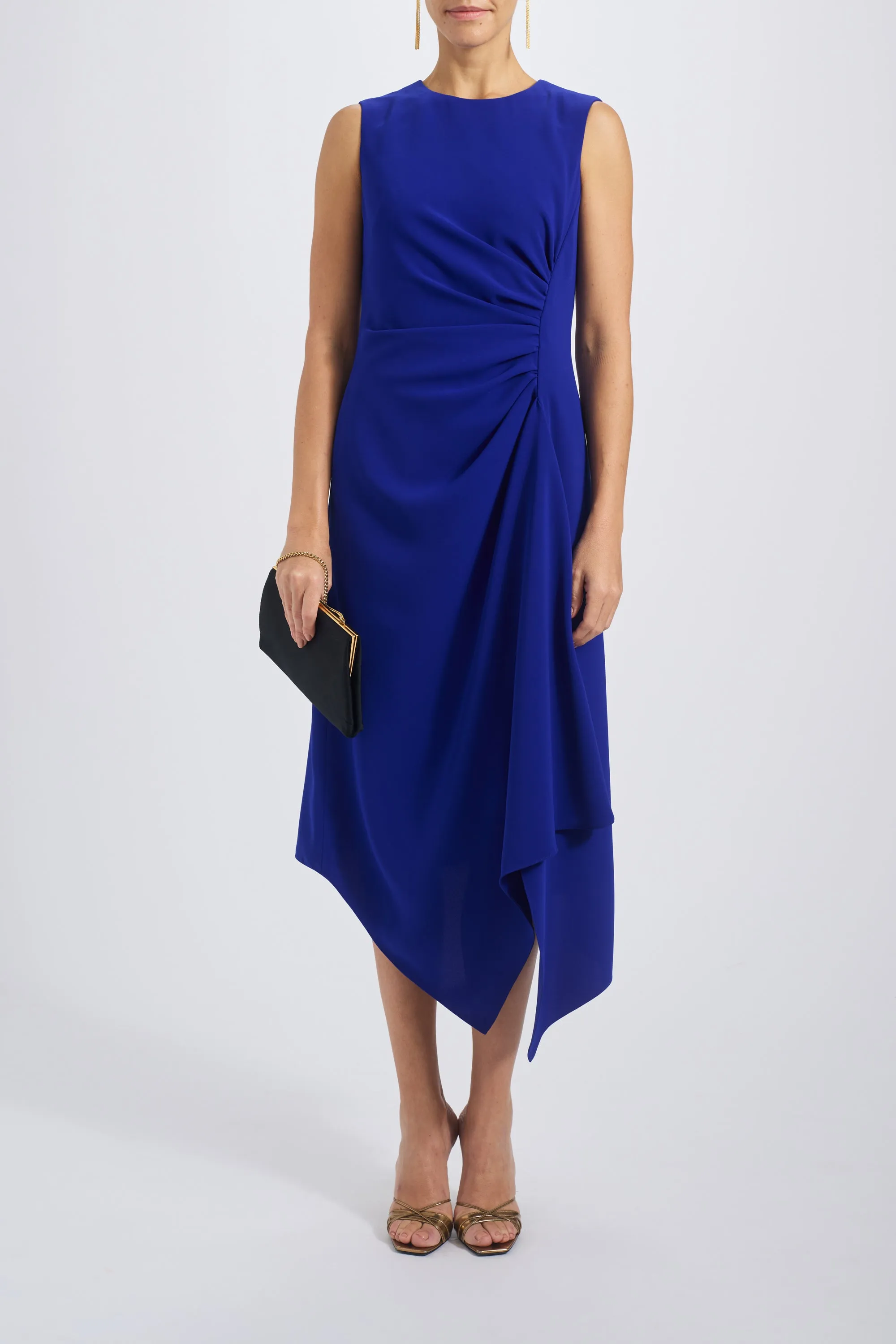 Draped Crepe Midi Dress sold by Amsale