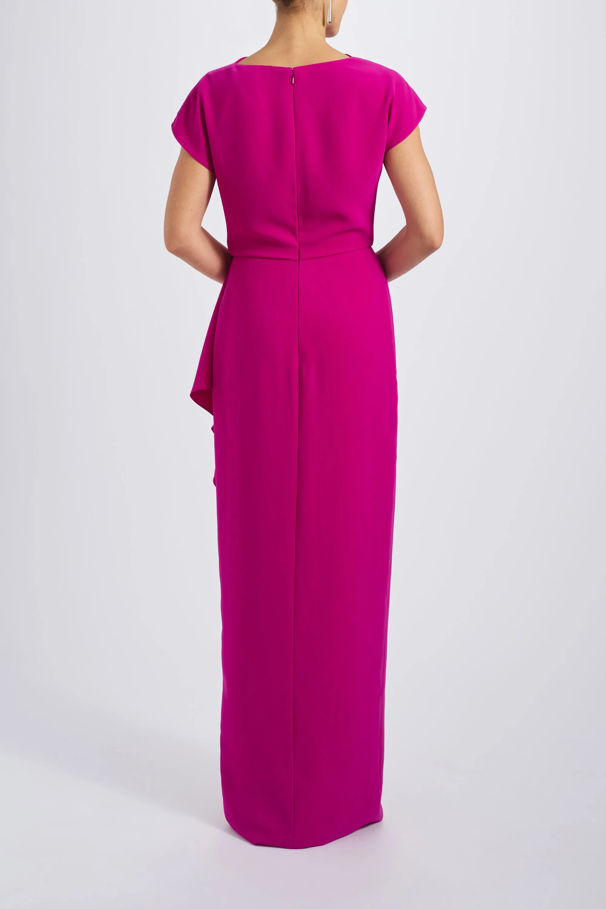 Draped Crepe Gown sold by Amsale product image thumbnail 3