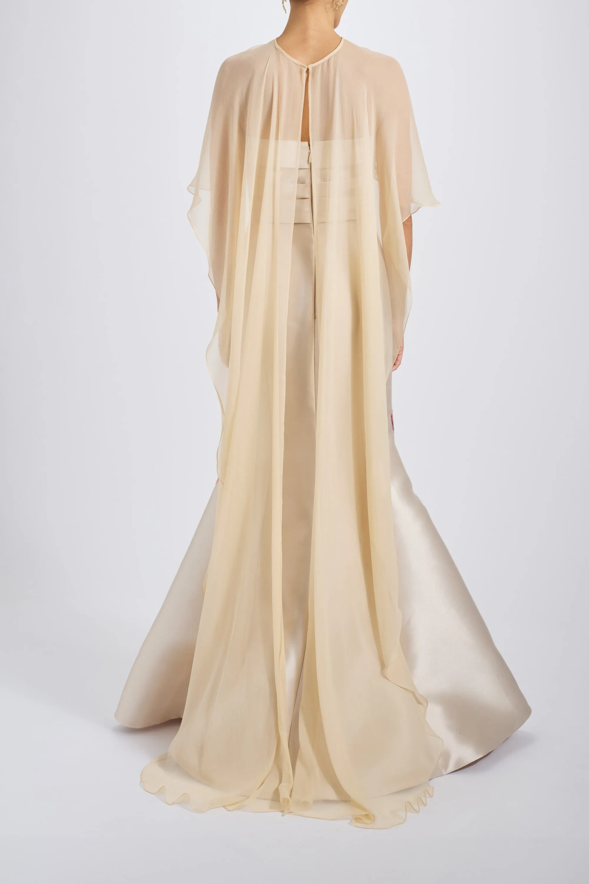 Silk Chiffon Cape sold by Amsale