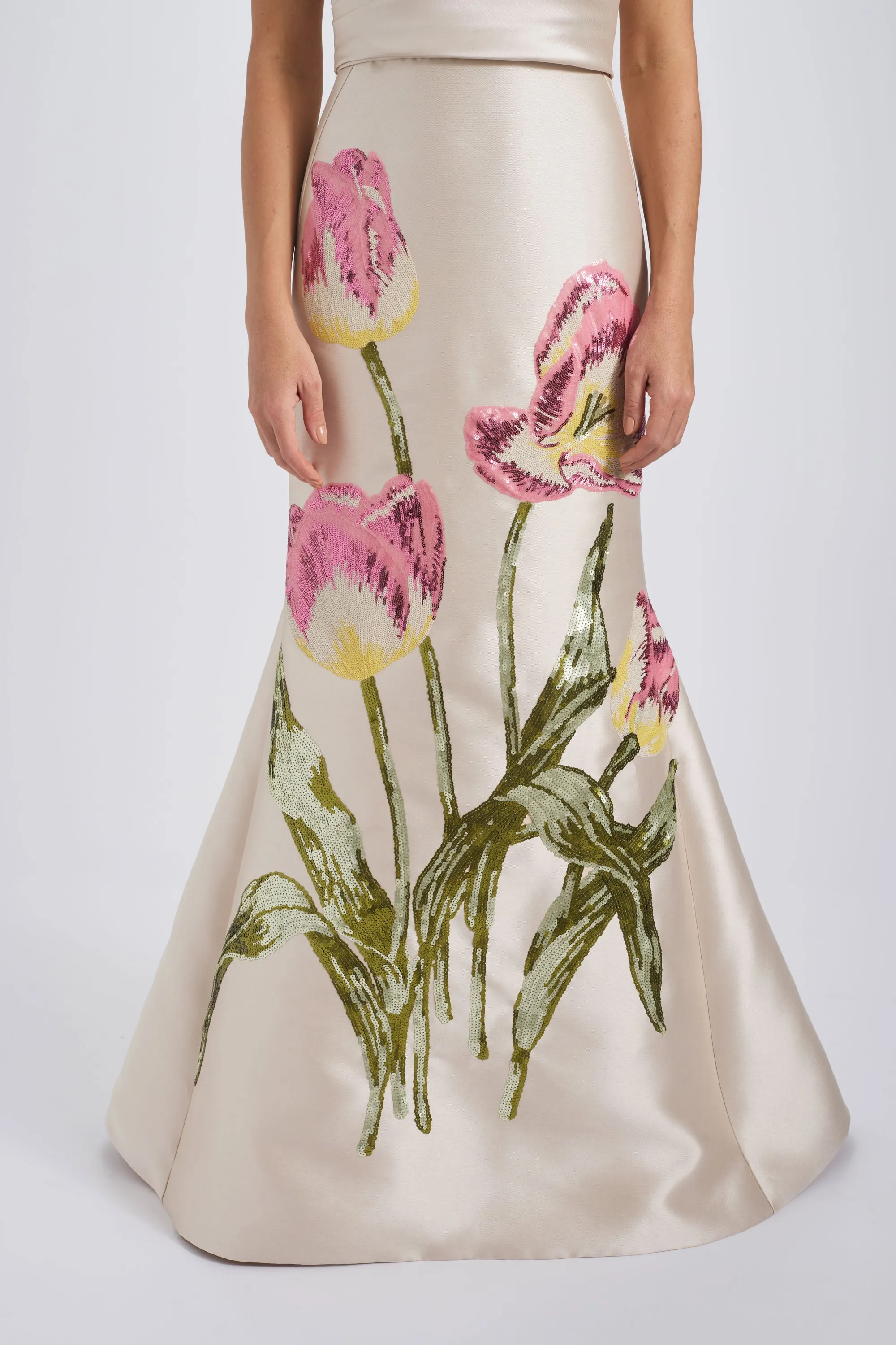 Sequin Appliqué Gown sold by Amsale product image thumbnail 2