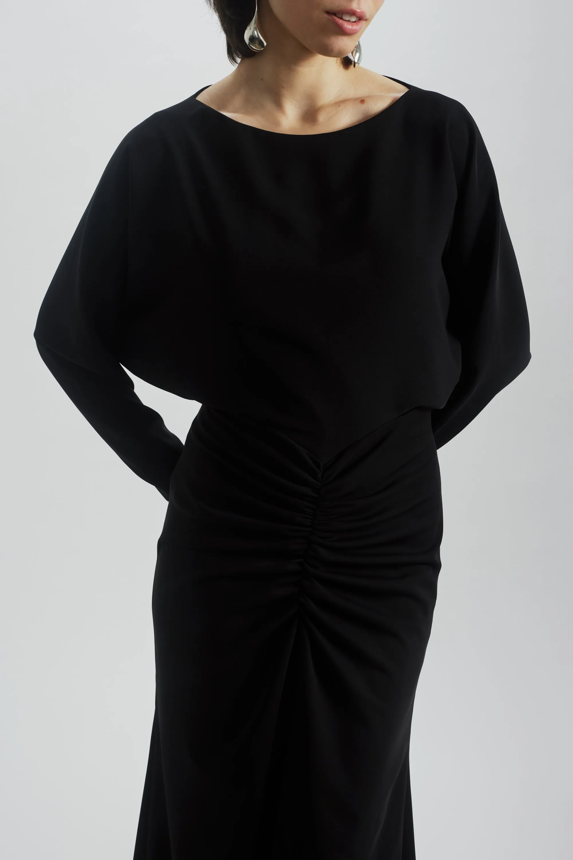 Dolman Sleeve Dress sold by Amsale product image thumbnail 3