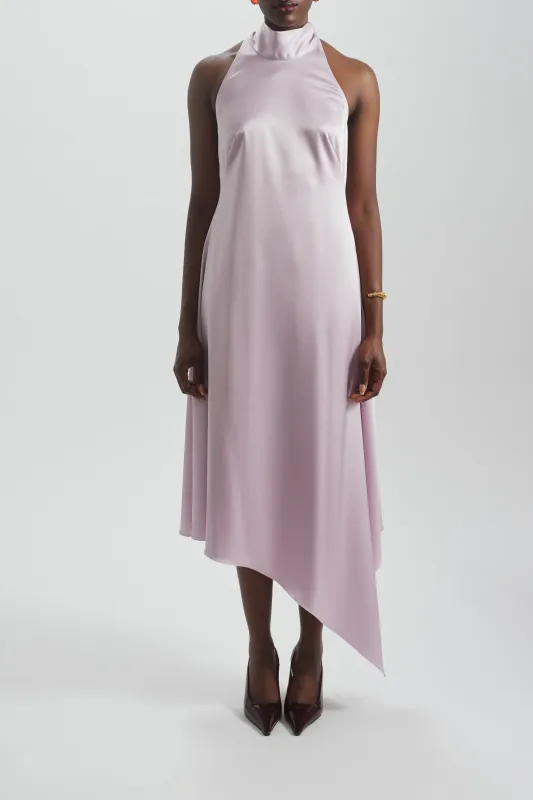 Asymmetric Halter Dress sold by Amsale