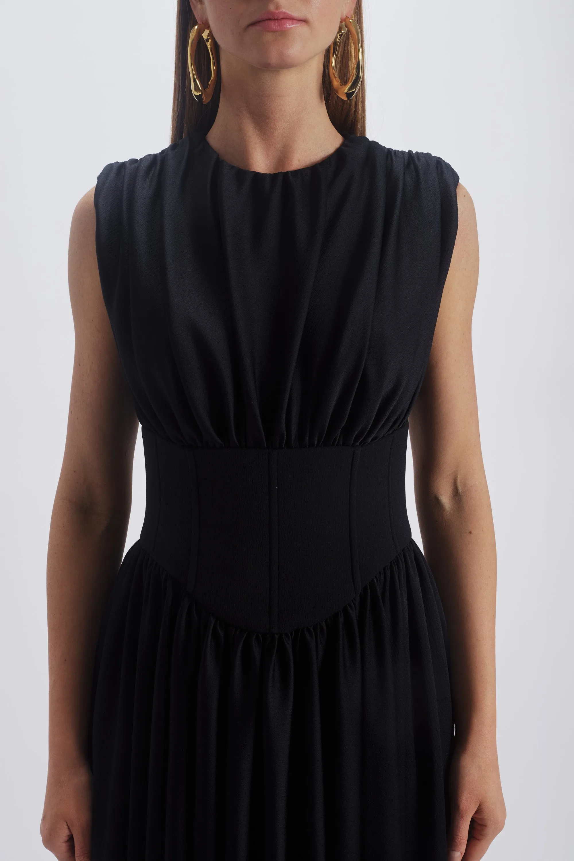 Drop Waist Corset Dress sold by Amsale product image thumbnail 2