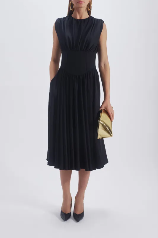 Drop Waist Corset Dress sold by Amsale