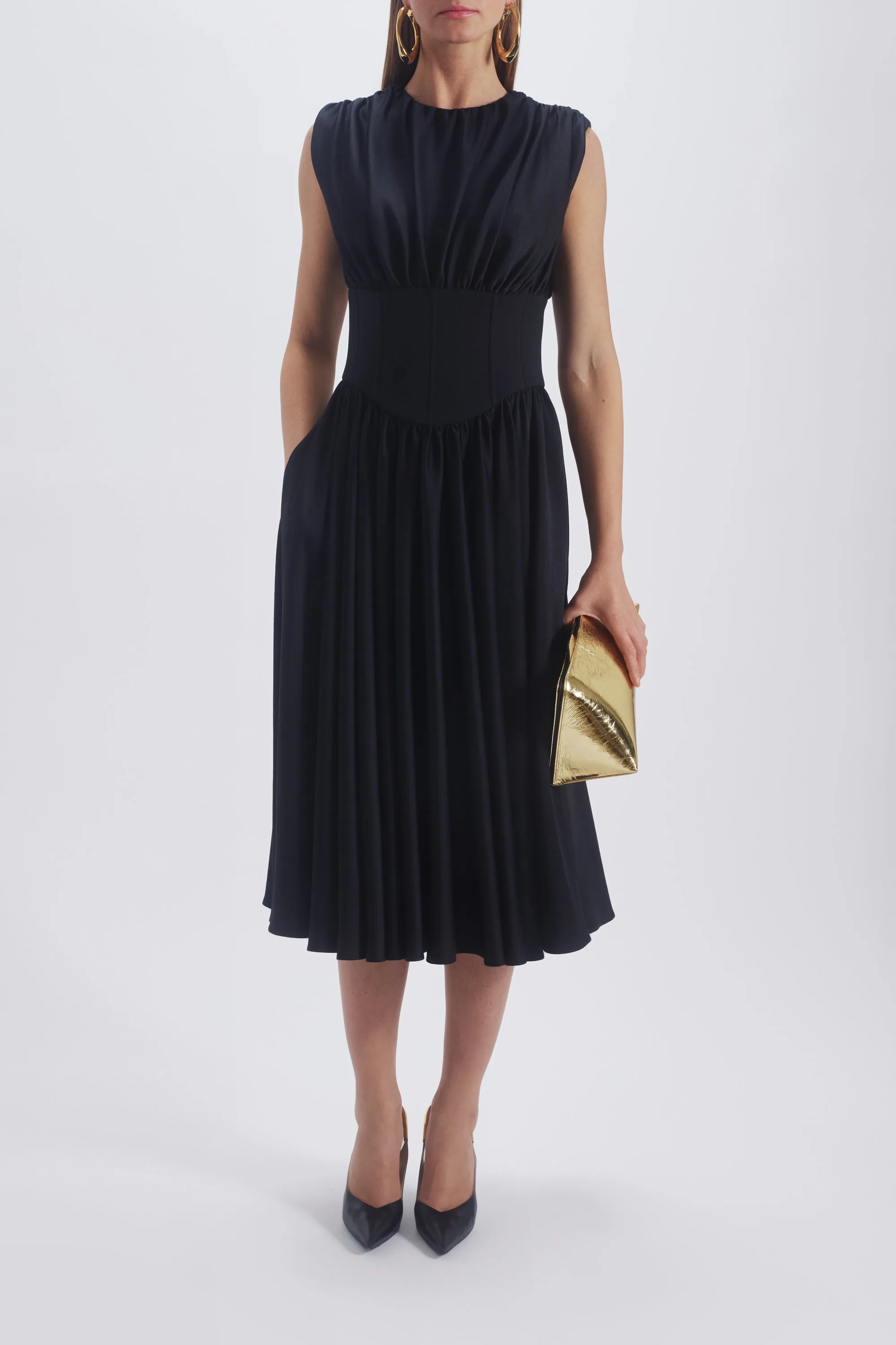 Drop Waist Corset Dress sold by Amsale