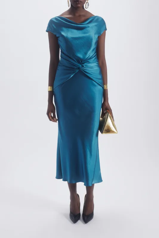 Cowl Twist Knot Dress sold by Amsale