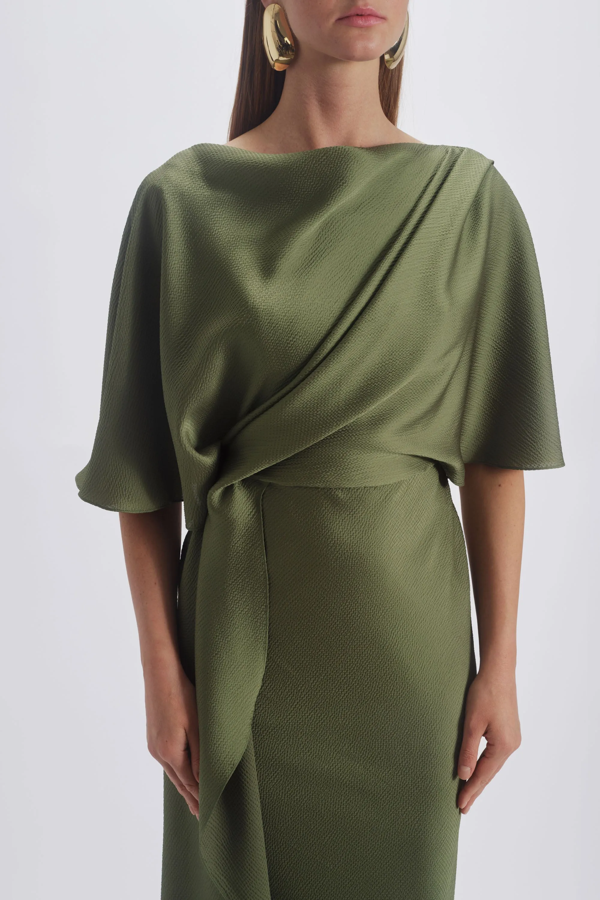 Cascading Drape Dress sold by Amsale product image thumbnail 3