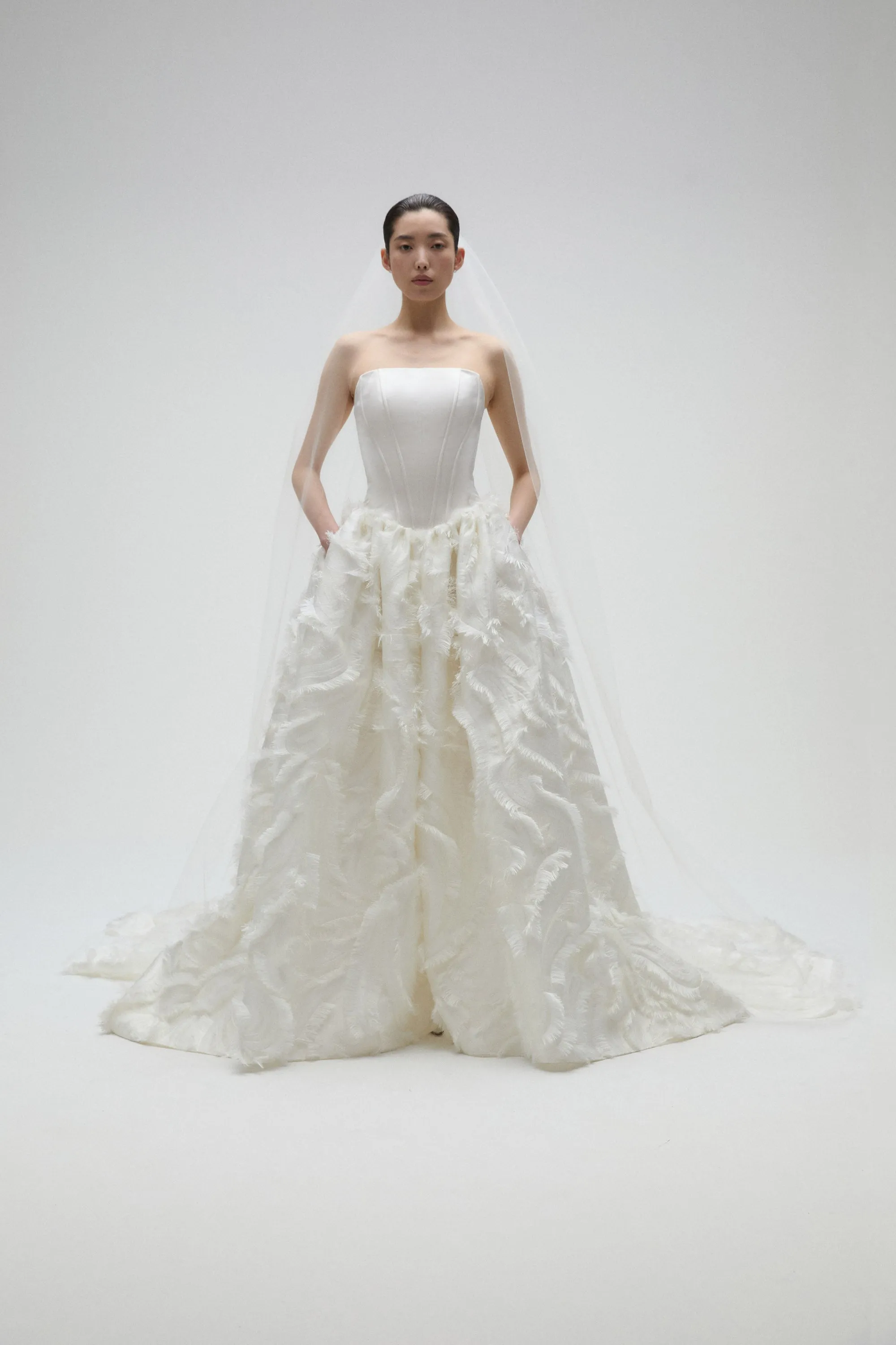 Oleander Veil sold by Amsale product image thumbnail 3